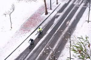 Vintercyklingens dag i Uppsala