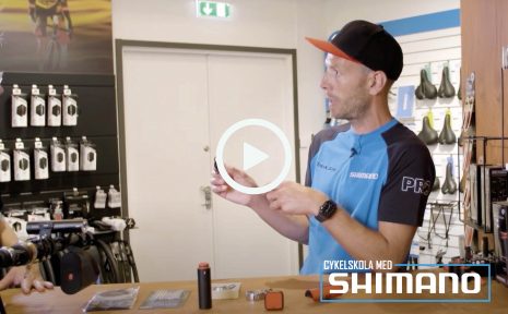 Cykelskola med Shimano – belysning och ringklockor