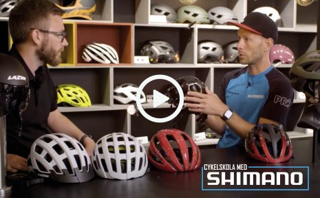 Cykelskola med Shimano – hjälmar
