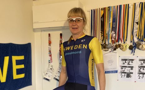 Anna Svärdström har verkligen fastnat för e-cykling och är en av de bästa kvinnorna i Sverige.