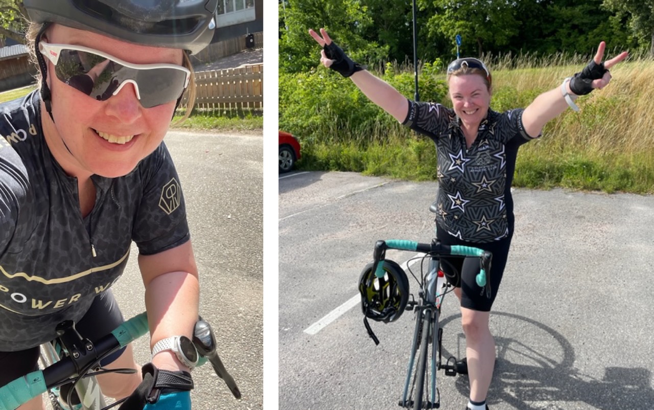 Hon köpte sin första racer i fjol. Nu ser Martina Ekstrand fram emot sommaren och Tjejvättern – hennes första cykellopp någonsin. 