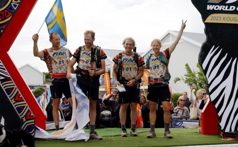 Det svenska laget från Försvarsmakten lyckades med målet och tog hem VM-guldet i Adventure Racing.