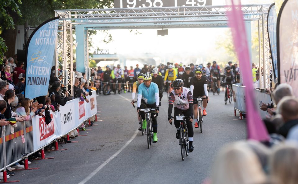 Starten på Vätternrundan 315 km år 2024.