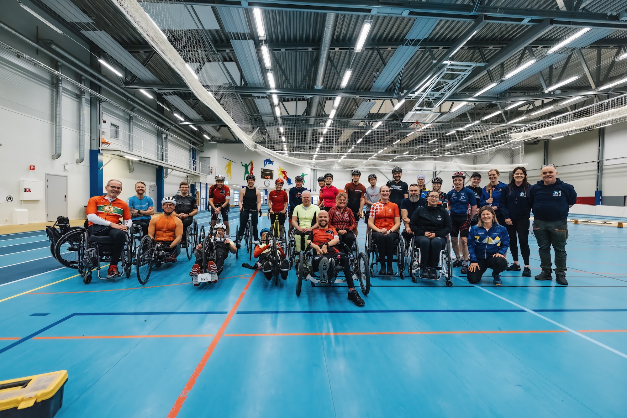 Paracyklister samlade för inspirationsdagar i Vätternrundan arena.