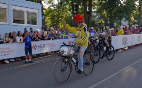 Stig Johansson vid starten på 60:e Vätternrunda